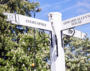 Street sign at The Dulwich Estate